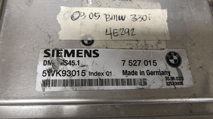 7 527 015 BMW 330 330i engine control 2003-2005 module computer - Swan Auto
