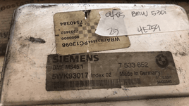 7 533 652 BMW 530 530i ecm ecu computer 2004-2005 - Swan Auto