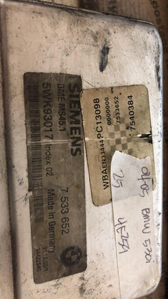 7 533 652 BMW 530 530i ecm ecu computer 2004-2005 - Swan Auto