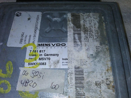 7 561 817 BMW 325i 325 2006 ecm ecu computer - Swan Auto