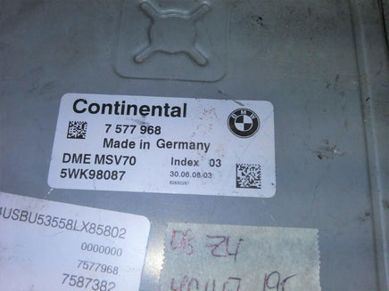7 577 968 BMW Z4 2008 ecm ecu computer - Swan Auto