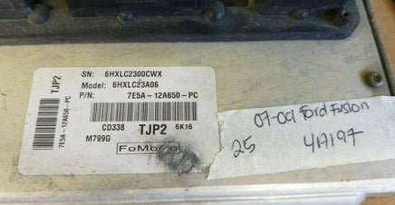 7E5A-12A650-PC Ford Fusion 2007-2009 ecm ecu computer **TESTED** - Swan Auto