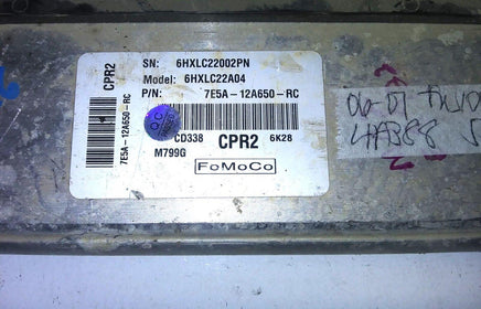 7E5A-12A650-RC ecm ecu computer 2006-2007 Ford Fusion **Tested** - Swan Auto