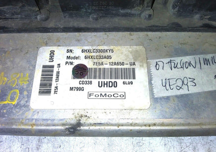 7E5A-12A650-UA Ford Fusion Mercury Milan 2007 ecm ecu computer **Tested** - Swan Auto