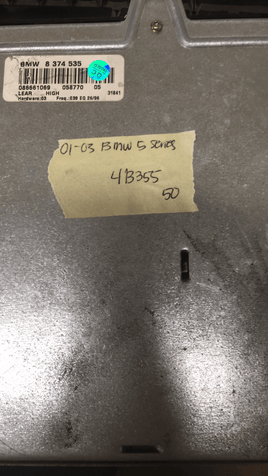 8 374 535 BMW 5 series Engine Control Module 2001-2003 **TESTED** - Swan Auto