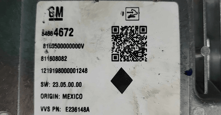84664672 GM camera module - Swan Auto
