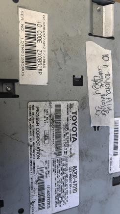 86200-47010 satellite receiver control module 2010-2011 Toyota Prius - Swan Auto