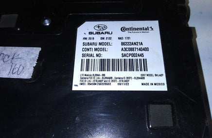 86222AN21A telematics module 2023 Subaru Outback - Swan Auto