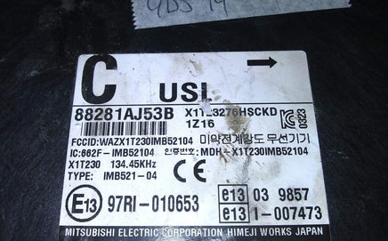 88281AJ53B Anti-theft locking control module 2012 Subaru Legacy - Swan Auto