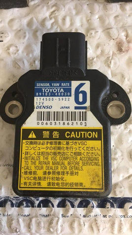 89183-48030 Toyota Prius 2011-2015 YAW rate sensor module - Swan Auto