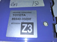 89340-35060 Toyota 4-Runner 4Runner 2014-2020 clearance warning control module - Swan Auto