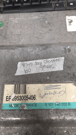 8953005406 ecm ecu computer 1987-1991 Jeep Grand Cherokee - Swan Auto