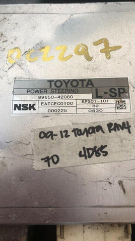 89650-42080 Toyota Rav4 2009-2012 power steering module computer - Swan Auto