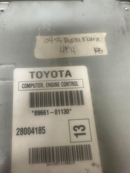 89661-01130 Toyota Matrix 2004-2005 ecm ecu computer - Swan Auto