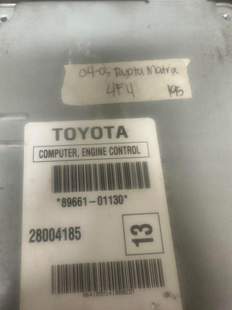 89661-01130 Toyota Matrix 2004-2005 ecm ecu computer - Swan Auto