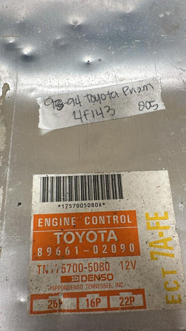 89661-02090 Toyota Corolla or Prizm ecu ecm computer 1993-1994 - Swan Auto