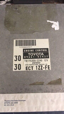 89661-02431 Toyota Corolla 1998 ecm ecu computer - Swan Auto
