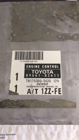 89661-02611 Toyota Corolla 1999-2000 ecm ecu computer - Swan Auto