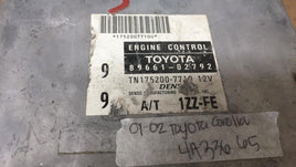 89661-02792 Toyota Corolla ecm ecu computer 2001-2002 - Swan Auto