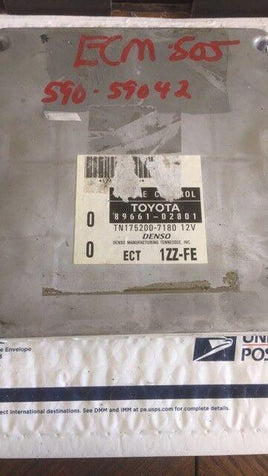 89661-02801 Toyota Corolla Chevrolet Prizm 2001-2002 ecm ecu computer - Swan Auto