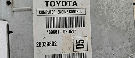 89661-02D51 Toyota Matrix 2005 ecm ecu computer - Swan Auto