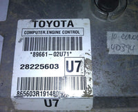 89661-02U71 ecm ecu computer 2010 Toyota Corolla - Swan Auto