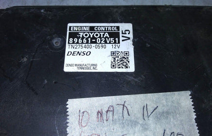 89661-02V51 Toyota Matrix 2010 ecu ecm computer - Swan Auto