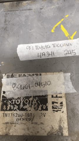 89661-04510 Toyota Tacoma 1999 ecu ecm computer - Swan Auto