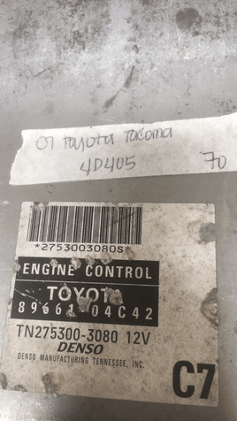 89661-04C42 Toyota Tacoma ecu ecm computer 2007 - Swan Auto