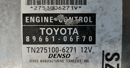 89661-06F70 Toyota Solara 2007 ecm ecu computer - Swan Auto