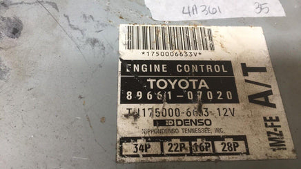 89661-07020 Toyota Avalon 1995 ecu ecm computer - Swan Auto