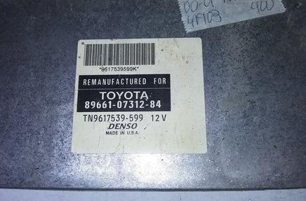 89661-07312-84 ecm ecu computer 2000-2001 Toyota Avalon - Swan Auto
