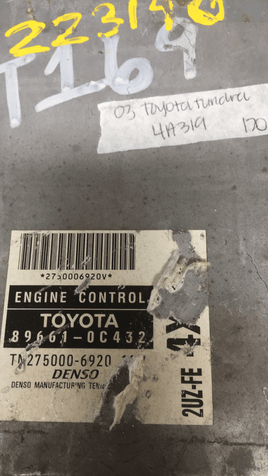 89661-0C432 Toyota Tundra 2003 ecu ecm computer - Swan Auto