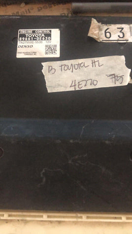 89661-0E630 Toyota Highlander 2013 ecm ecu computer - Swan Auto
