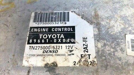 89661-0X040 ecu ecm computer 2003 Toyota Camry - Swan Auto