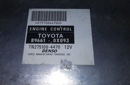 89661-0X093 ecu ecm computer 2002 Toyota Solara - Swan Auto