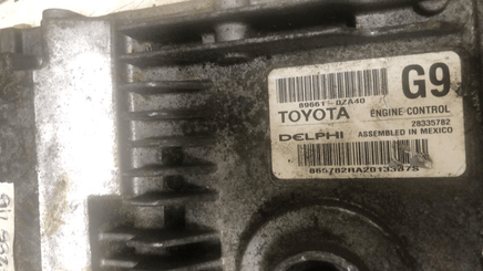 89661-0ZA40 ecm ecu computer 2012 Toyota Corolla - Swan Auto