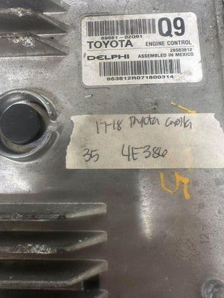 89661-0ZQ91 Toyota Corolla ecm ecu computer 2017-2018 - Swan Auto
