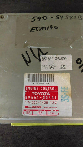 89661-20441 Toyota Celica or Camry 1988-1999 ecu ecm computer - Swan Auto