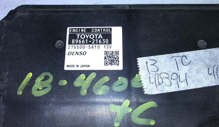 89661-21630 ecu ecm computer 2013 Scion TC - Swan Auto