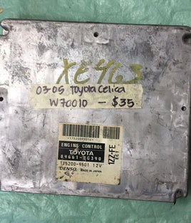 89661-2G390 Toyota Celica 2003-2005 ecu ecm computer - Swan Auto