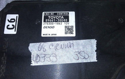 89661-30G40 ecm ecu computer 2008 Toyota Crown - Swan Auto