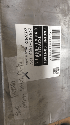 89661-50P11 Lexus LS460 2014-2016 ecm ecu computer - Swan Auto