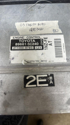 89661-5C240 ecm ecu computer 2003 Toyota Echo - Swan Auto