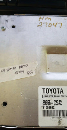 89666-02342 Toyota Matrix 2004 ecm ecu computer - Swan Auto