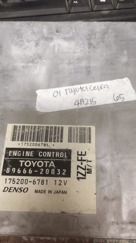 89666-20032 Toyota Celica 2001 ecu ecm computer - Swan Auto
