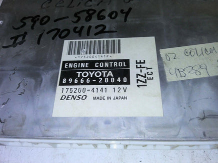 89666-20040 Toyota Celica 2002 ecm ecu computer - Swan Auto