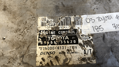 89666-35620 Toyota 4-Runner 4Runner 2003 ecu ecm computer - Swan Auto