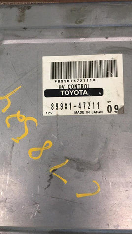 89981-47211 HV control module 2006-2009 Toyota Prius hybrid - Swan Auto