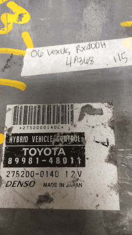 89981-48011 Lexus RX400h 2006 ecm ecu computer - Swan Auto